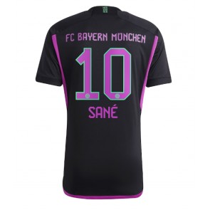 Bayern Munich Leroy Sane #10 Venkovní Dres 2023-24 Krátký Rukáv